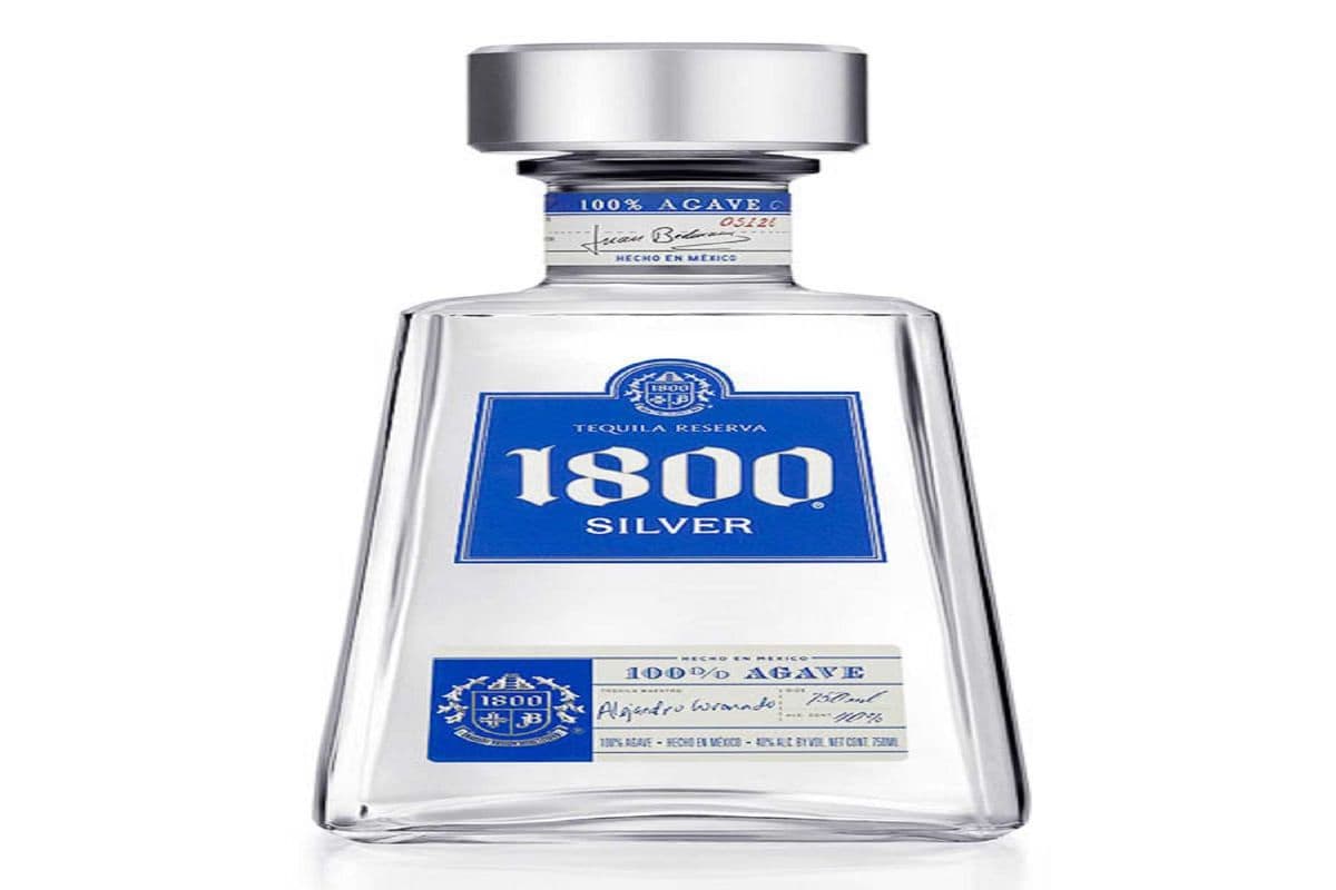 732124-1800 BLANCO (SILVER) TEQUILA (1 x 750ML)