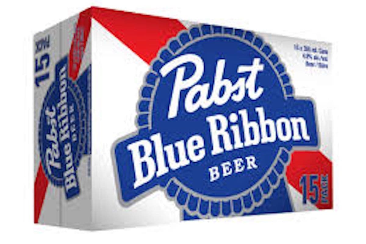 Pabst Blue Ribbon Lager Beer 15cans (15 x 355 ml)