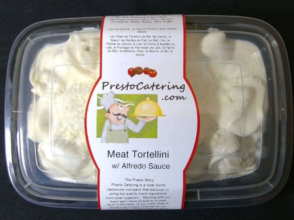PRESTO CATERING MEAT TORTELLINI W/ ALFREDO SAUCE 450G