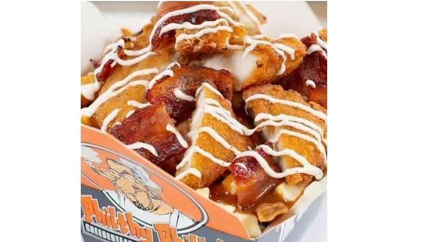 Chicken Bacon Ranch Poutine