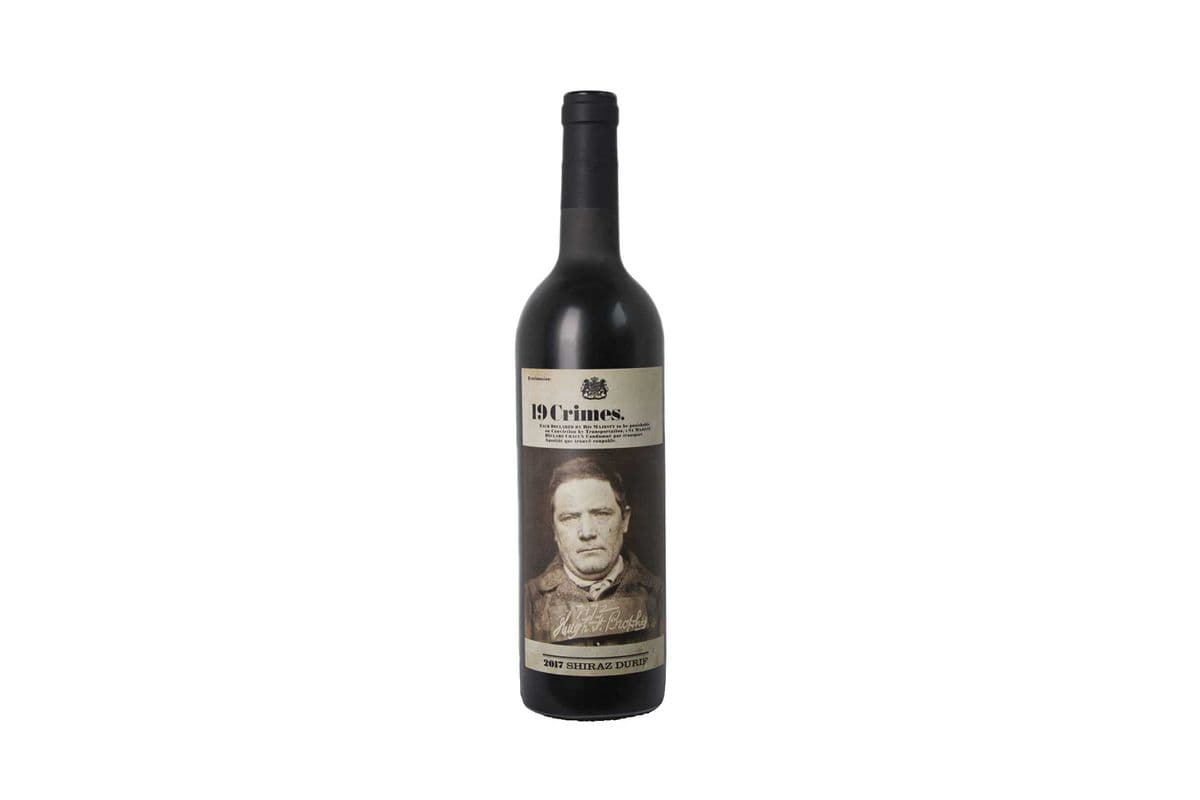 19 Crimes Shiraz / Durif (1 x 750 ml Bottle)