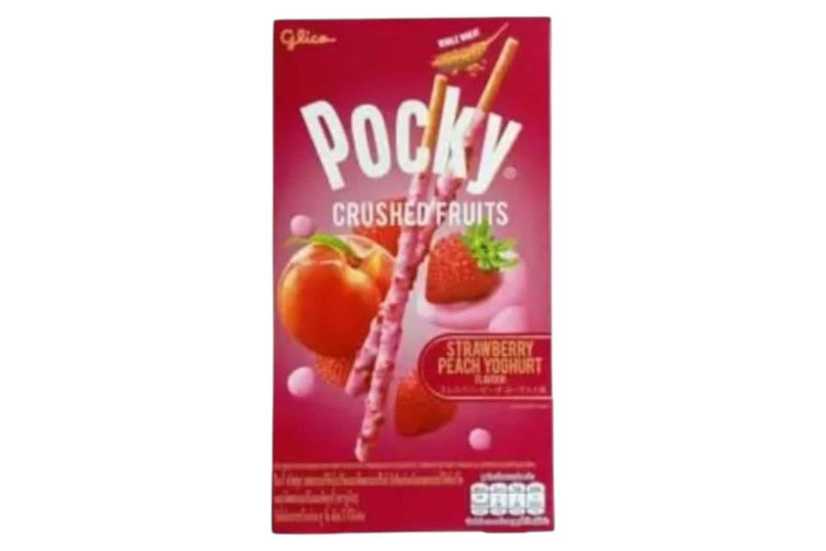 Pocky Strawberry Peach Yoghurt (150gm) (190 Cal)