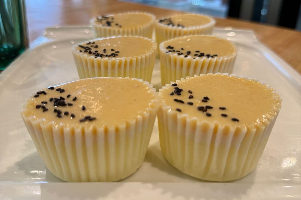 White Chocolate Passion Fruit Cheesecake