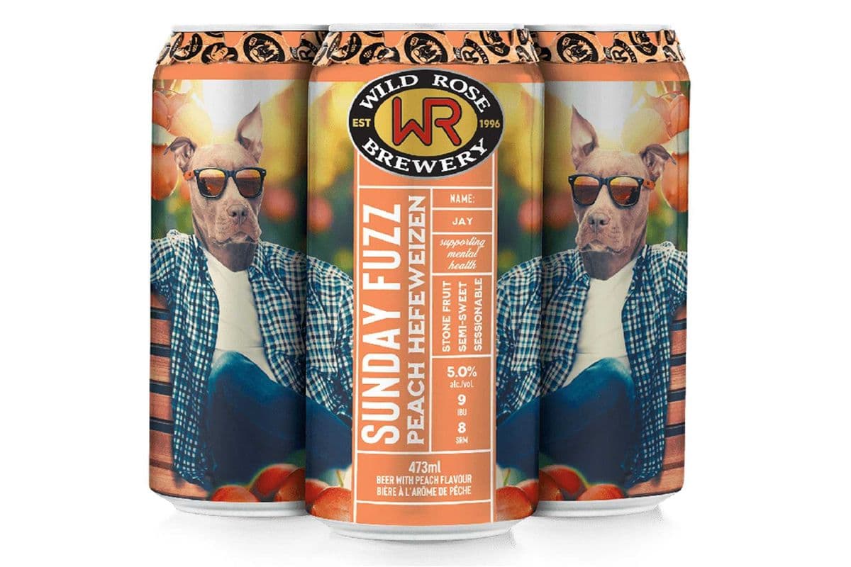 WILD ROSE SUNDAY FUZZ (4 CANS) (4 x 473 ML)