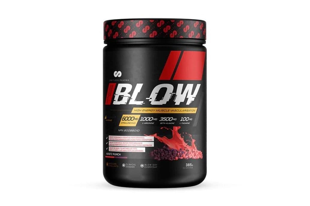 Limitless Pharma Blow Nerd'z Punch Pre-Workout Powder (385 g)