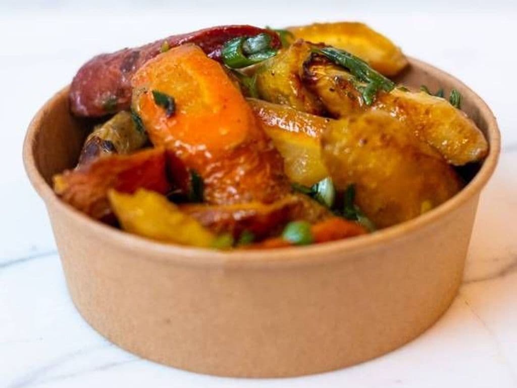 Maple Dijon Glazed Carrots