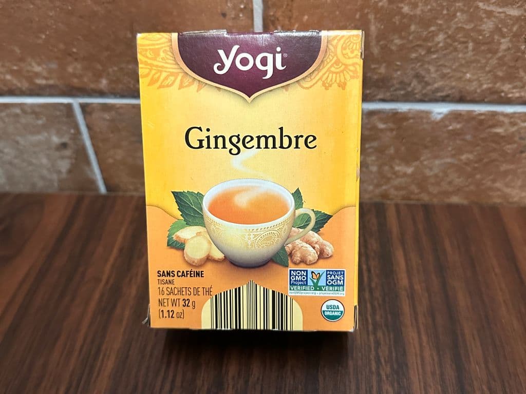 YOGI HERBAL TEA GINGER CAFFEINE FREE 32G