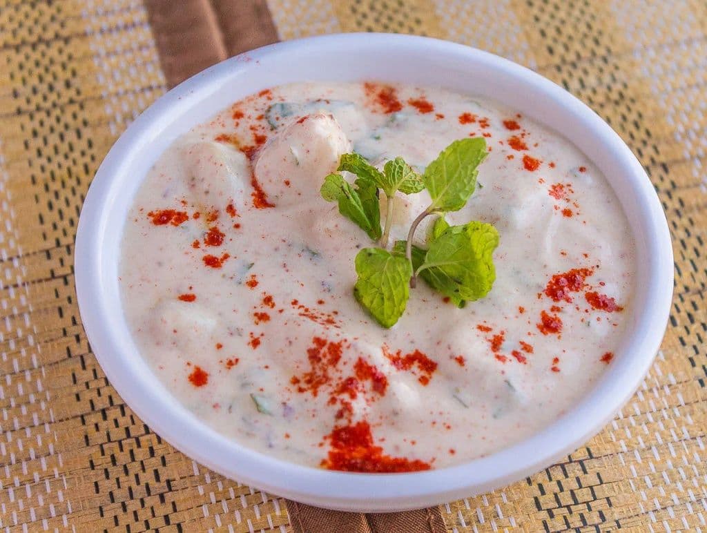 Aloo Pudina Raita