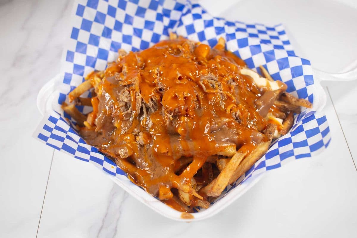 Kickin' Pulled Pork Poutine