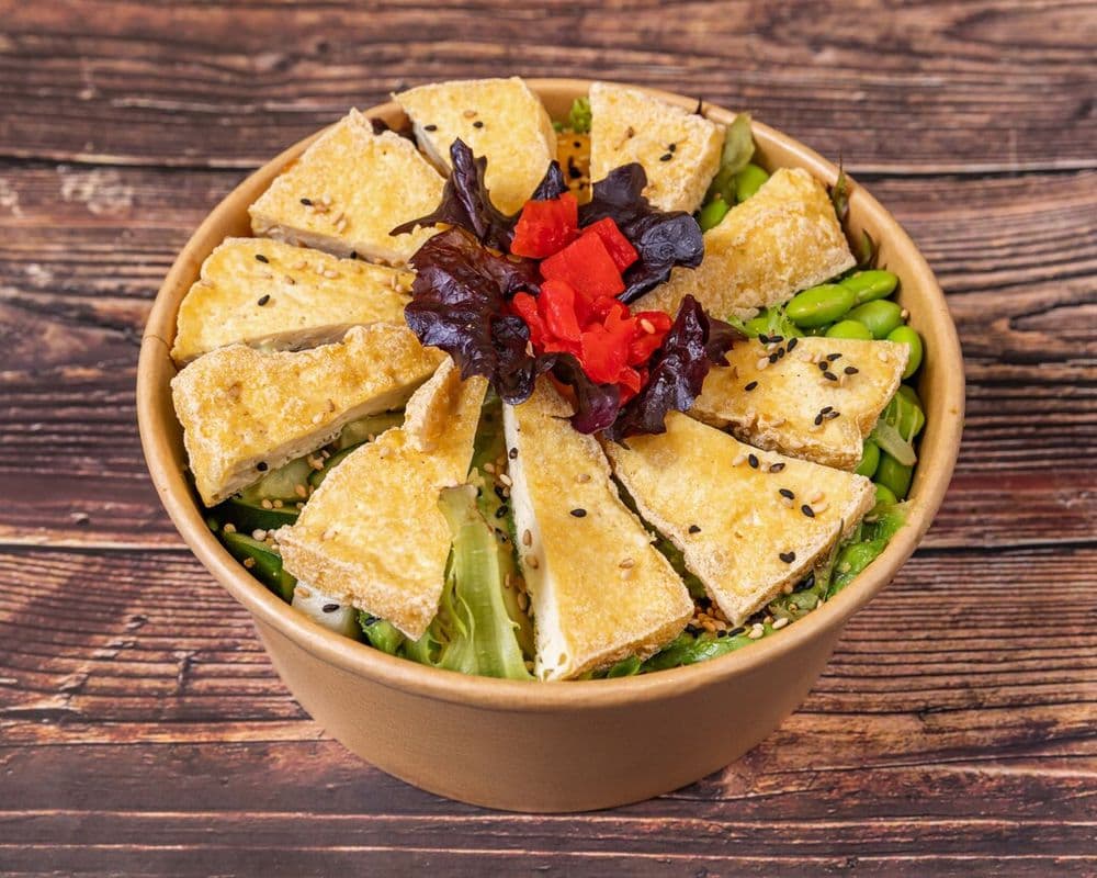 Poke tofu croustillant / Crispy Tofu Poke