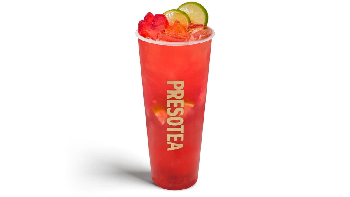 Strawberry Lime Crush Tea / Limonade verte aux fraises*