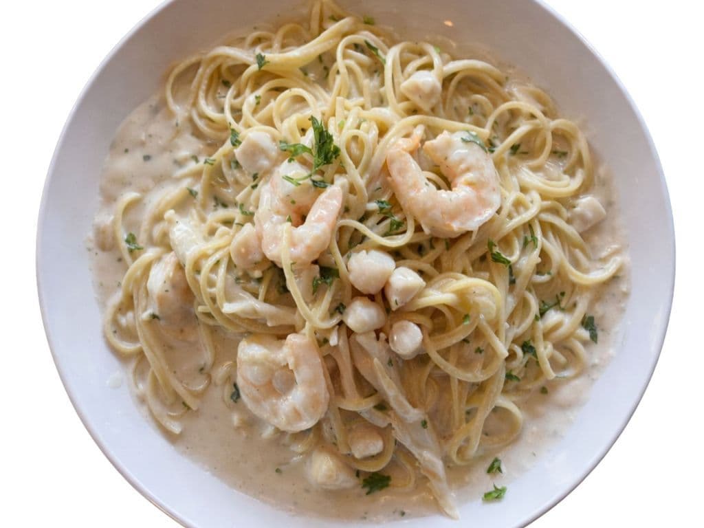 Creamy Linguini Pescatore