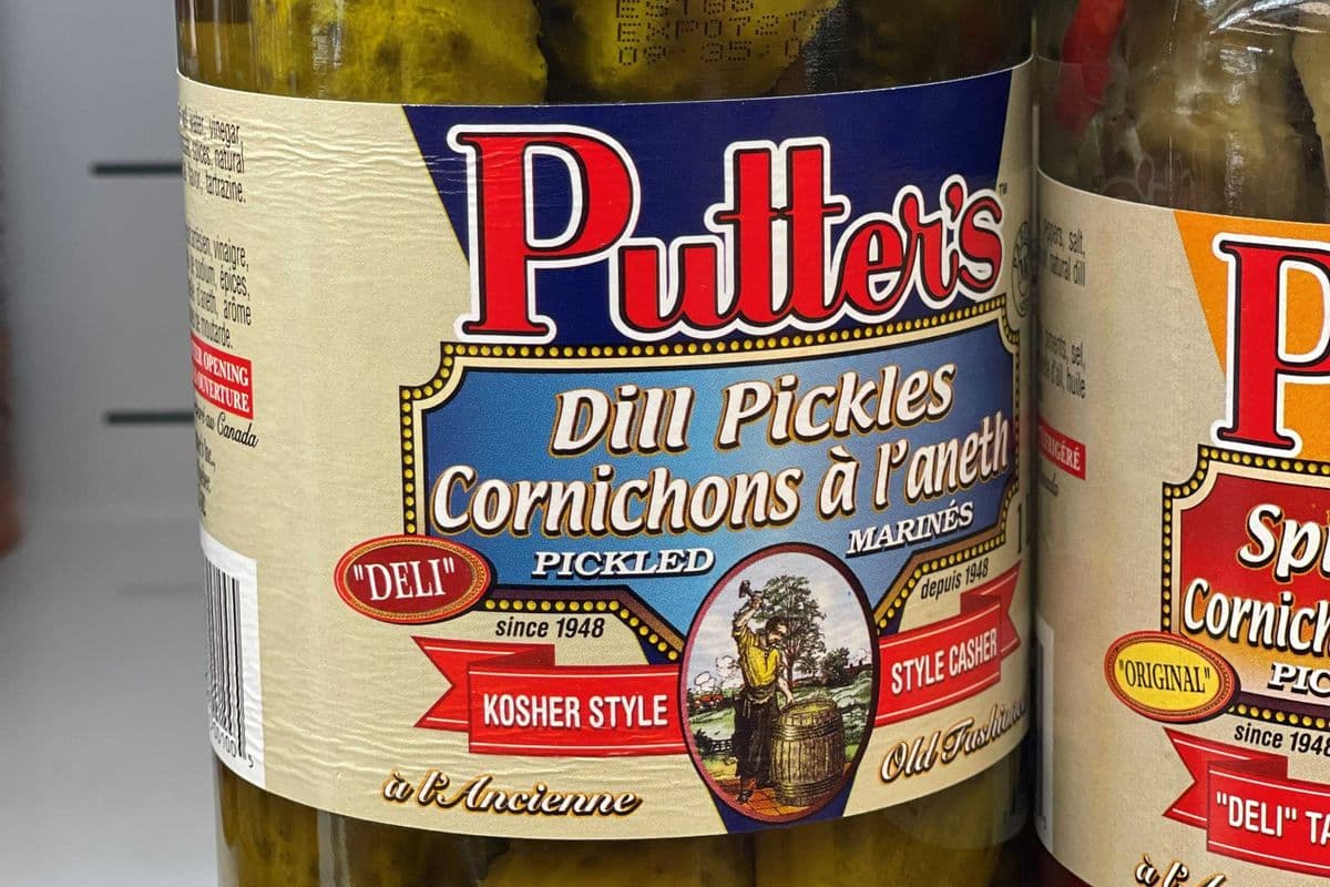 Cornichons a L'aneth Putter's / Putter's Dill Pickles (1L)