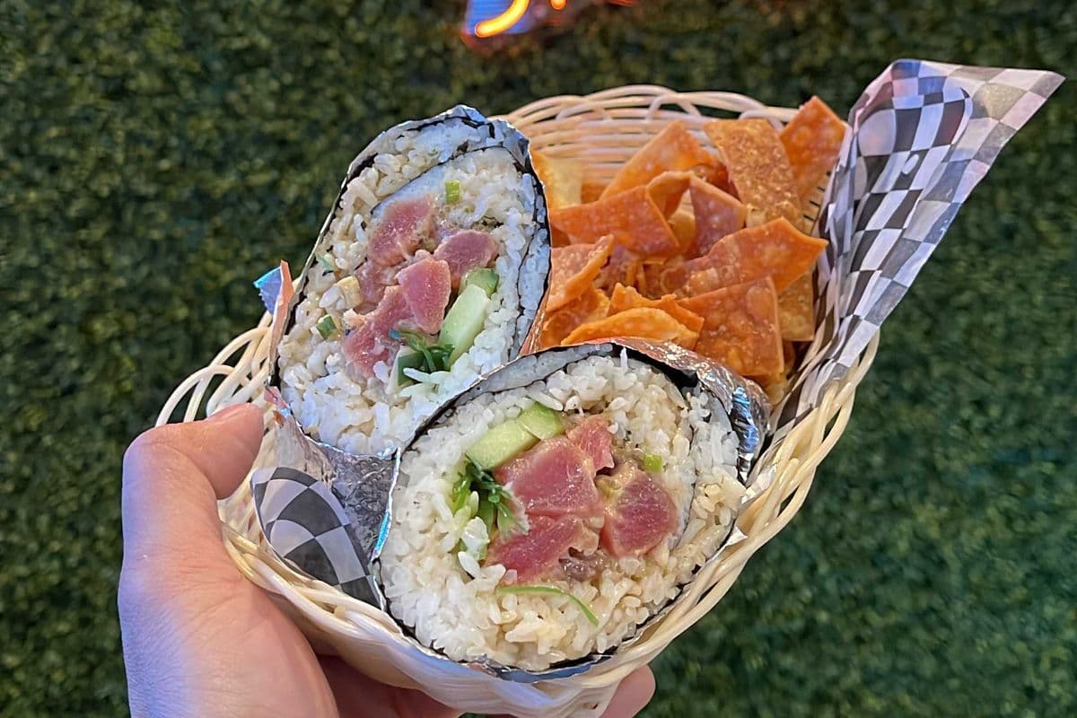 Salmon Poke Burrito