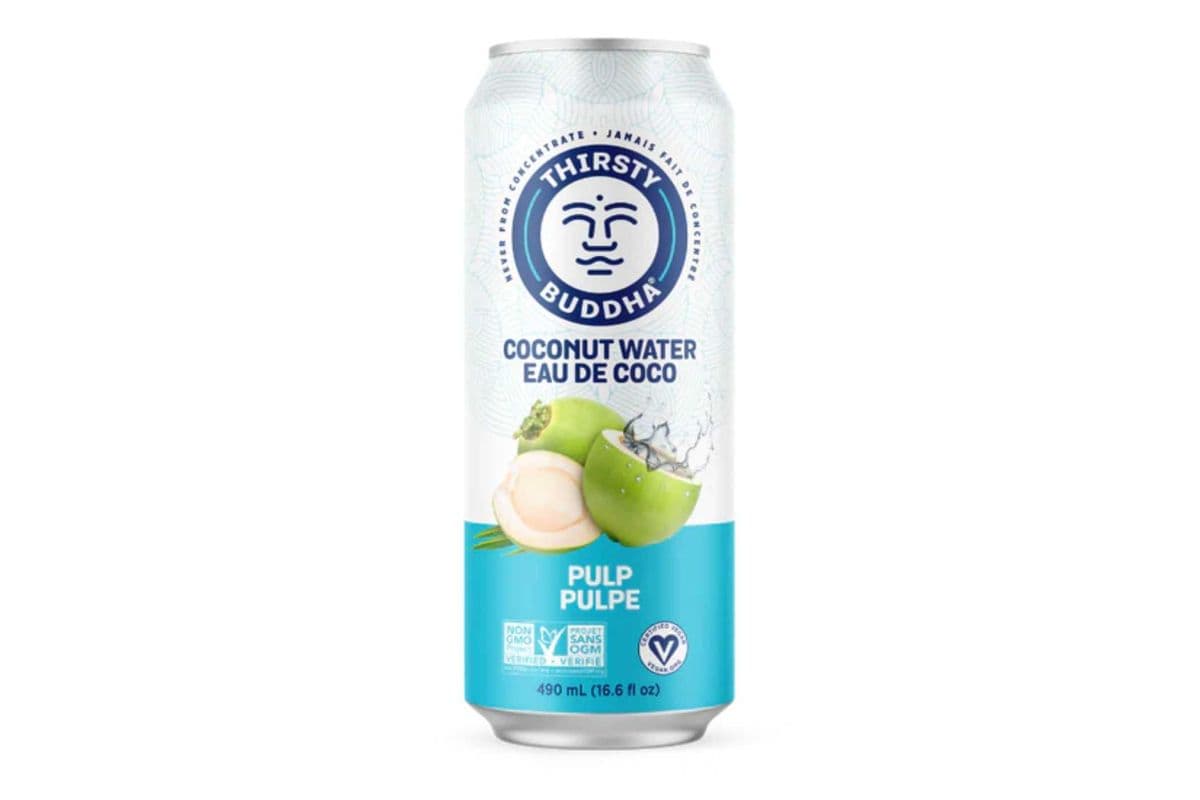Thirsty Buddha Coconut Water with Pulp, 490ml (490 ml)
