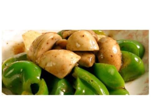 Sauteed Mushrooms and Green Peppers