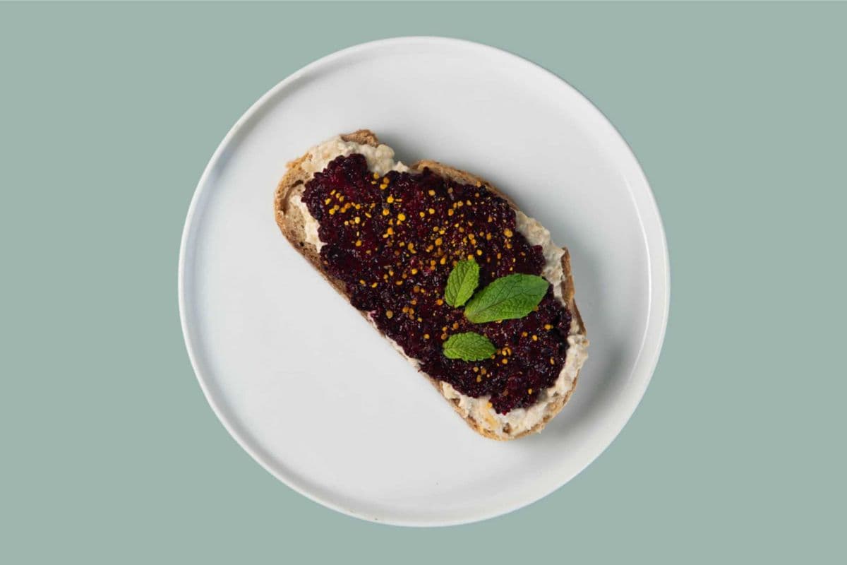 Cashew + Blackberry Toast (9g protein)