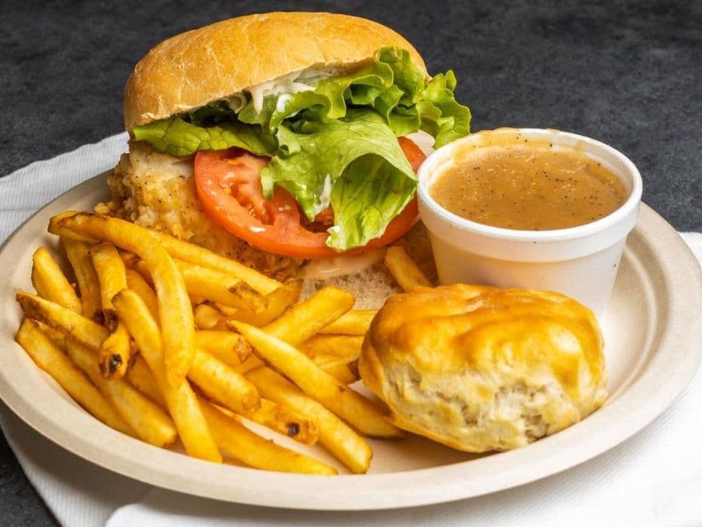 #1. Lee's Chicken Burger Combo
