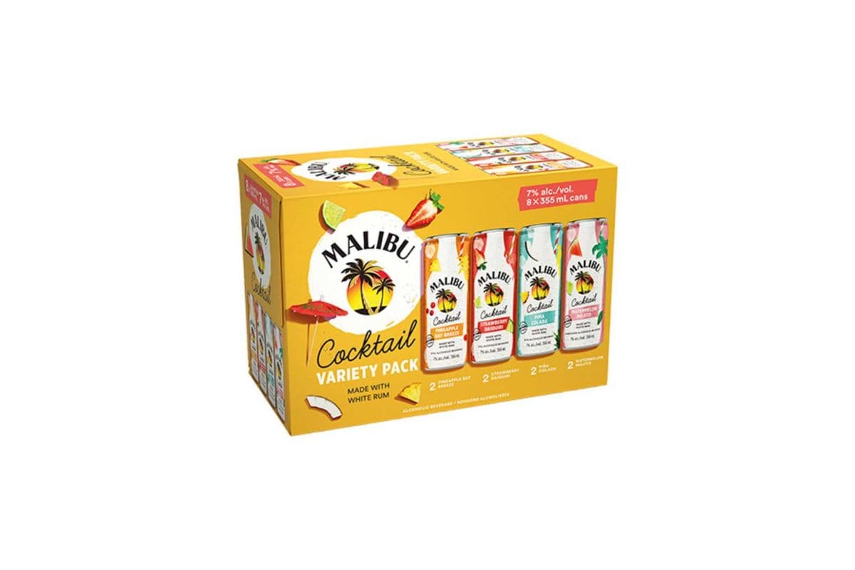Malibu Cocktail Mix (8 Cans) (8 x 355ml)