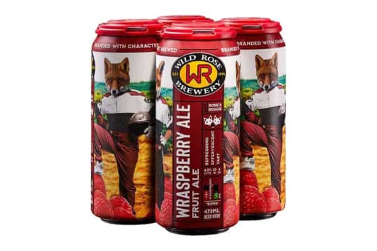 WR WRASPBERRY ALE 4 PACK (4 x 473 ML)