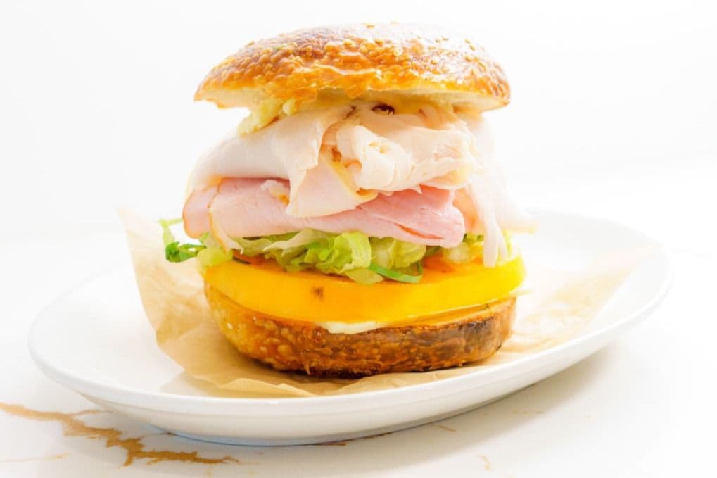 Deli Ham and Turkey Sandwich