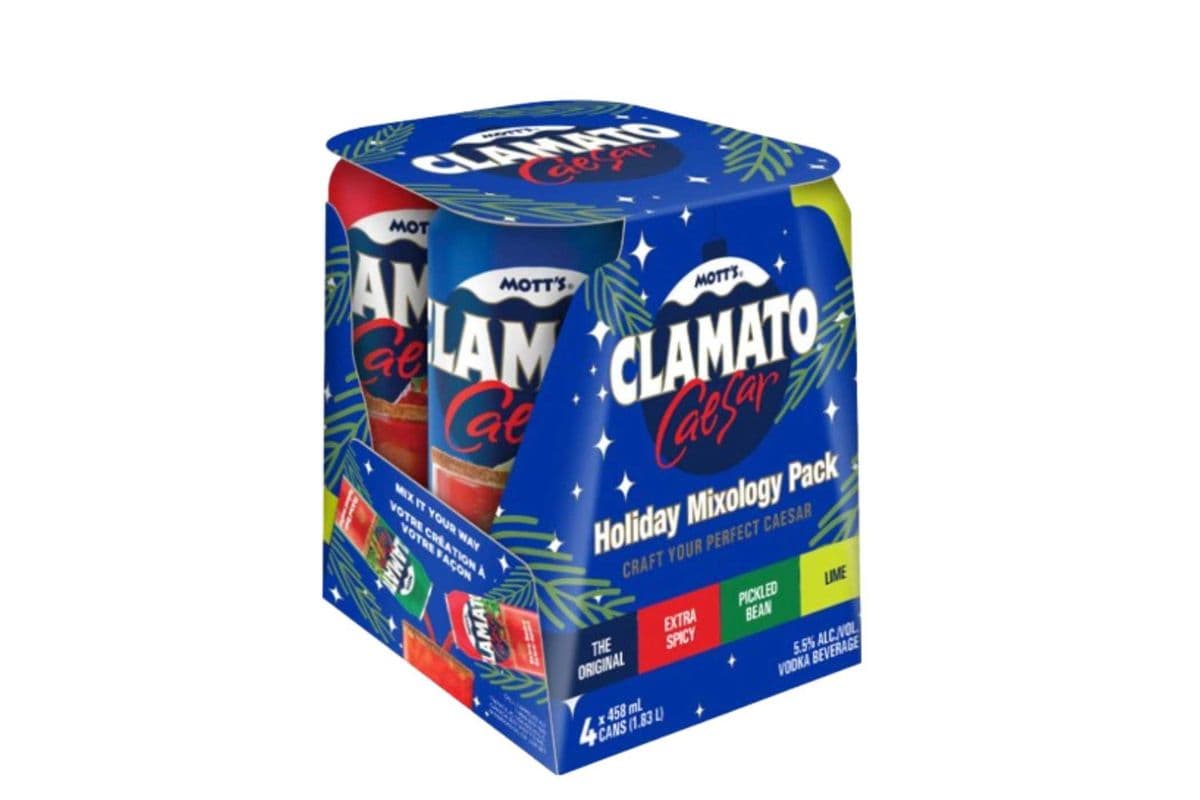 Mott’s Clamato Holiday Pack (4 x 458ml)