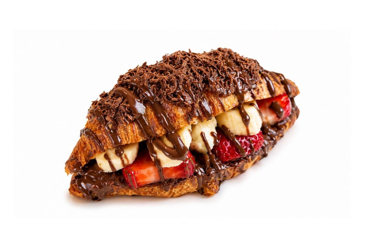 Nutella Strawberry Banana Croissant