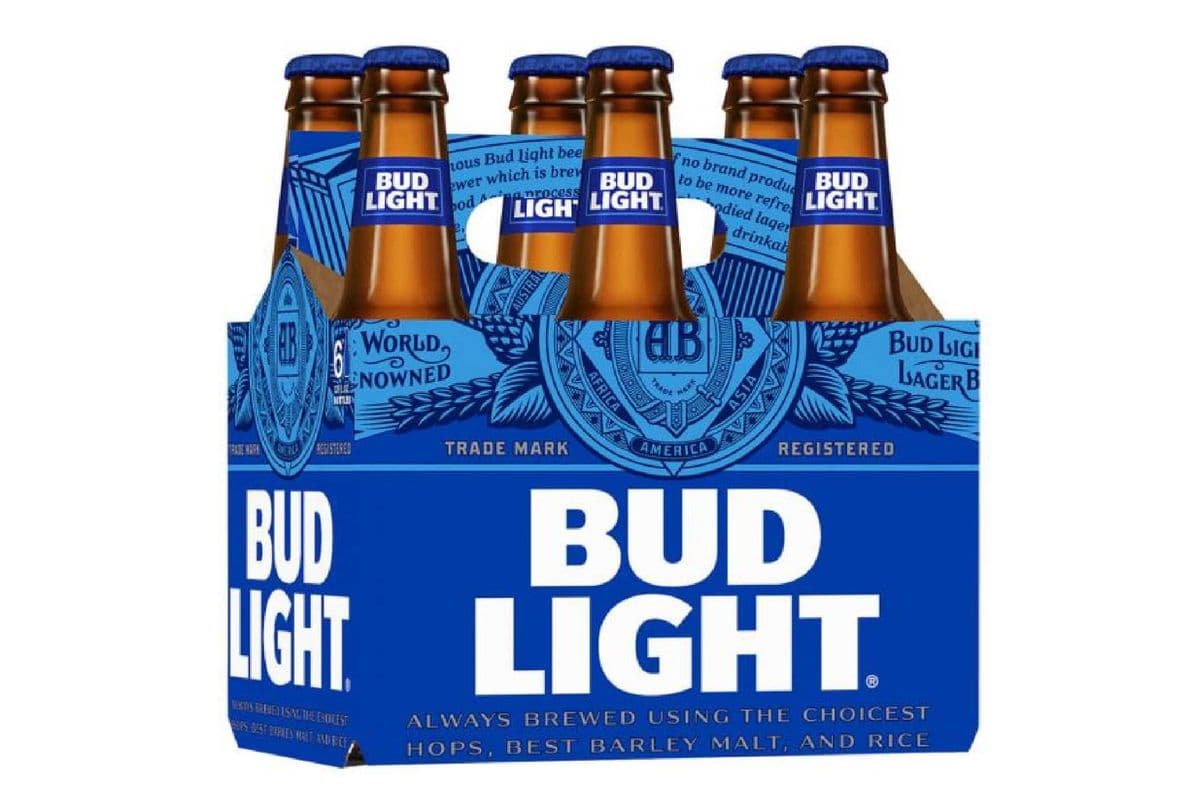 Bud Light (6 x 341 ml Bottles)