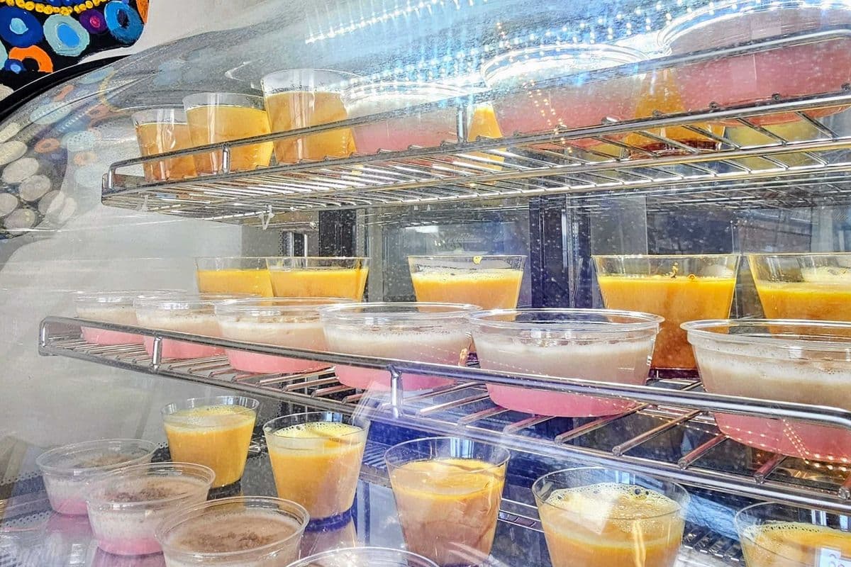 Mexican flan pudding in a cup