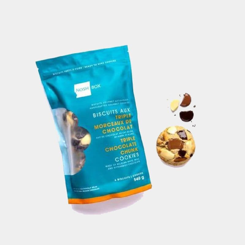Biscuits aux triple morceaux de chocolat (Surgelée) / Triple Chocolate Chunk Cookies (Frozen)