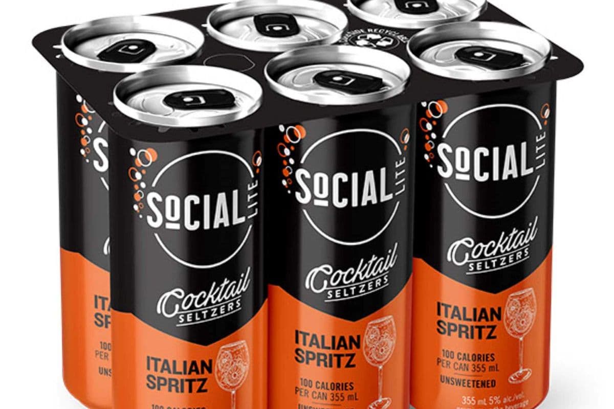 (New) SOCIAL LITE ITALIAN SPRITZ 6X355ML (6 x 355ml)