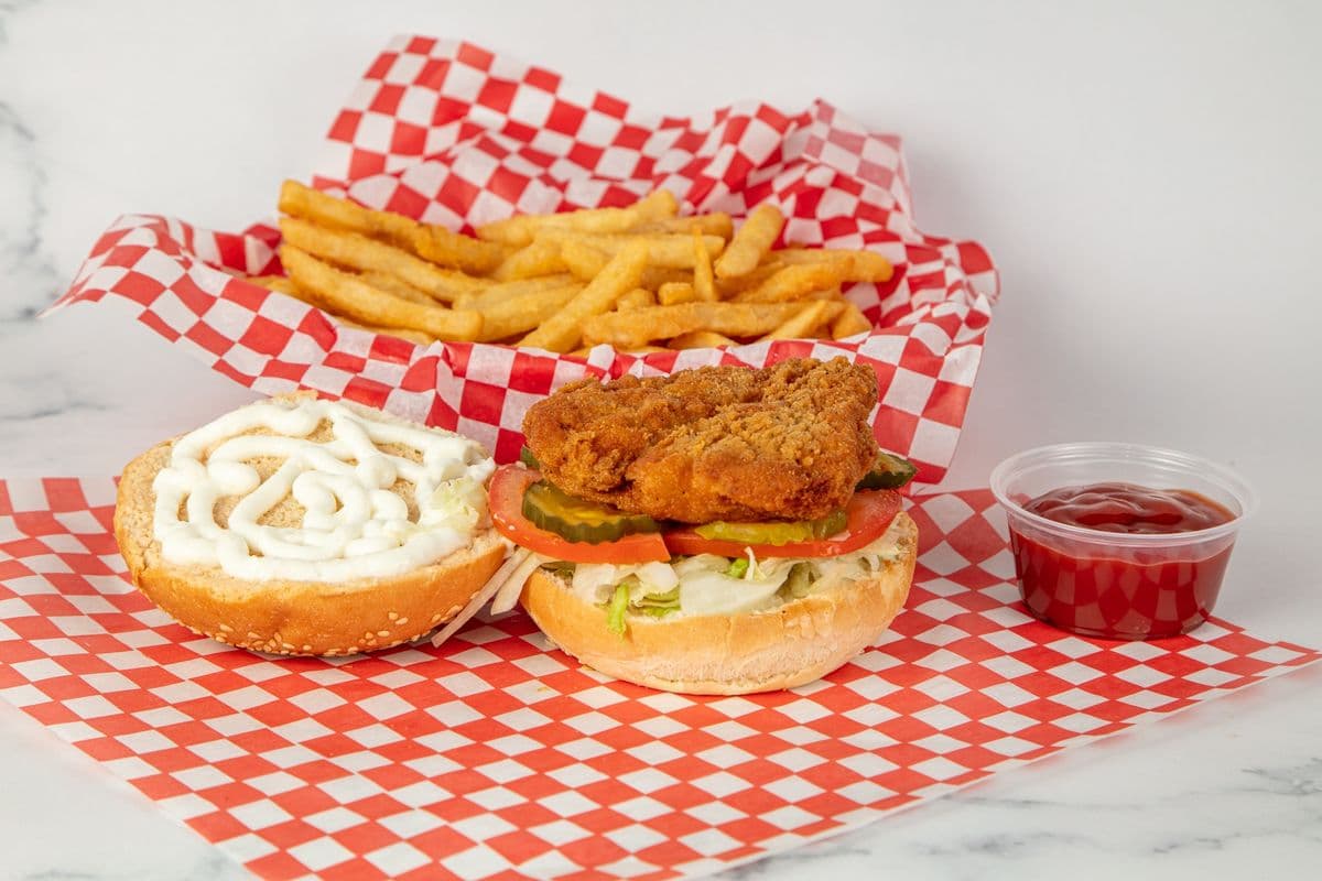 Chicken Burger Combo