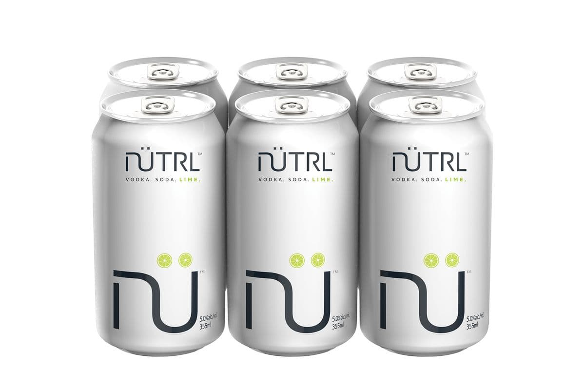Nutrl Soda Lime (6 Cans) (6 x 355 ml)