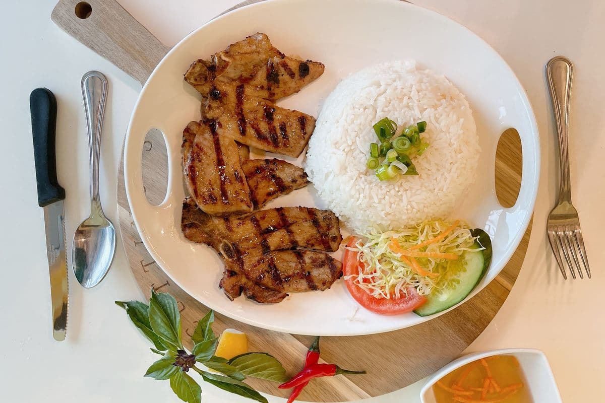 Pork Chop on Rice
