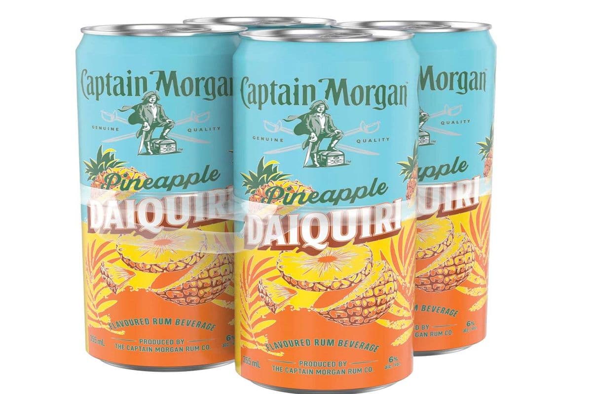 CAPTAIN MORGAN DAIQUIRI PINNAPPLE 4 CANS (4 x 355 ML)