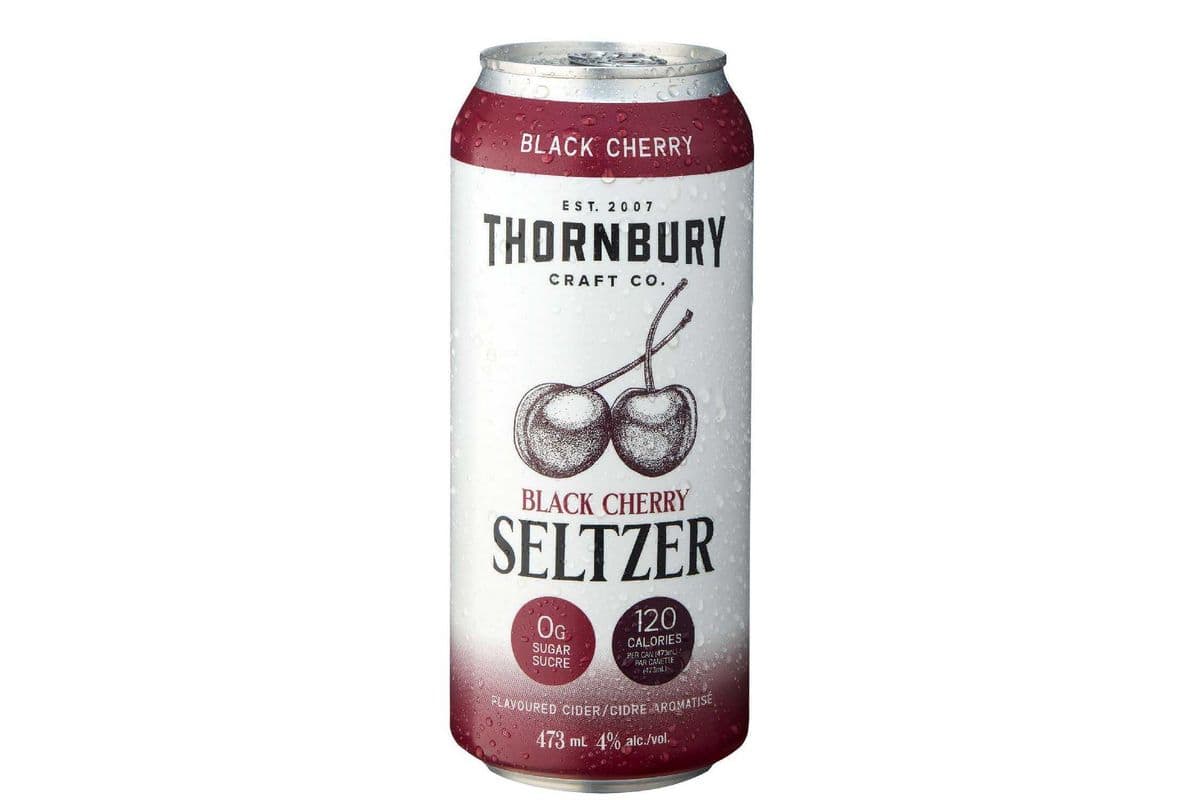 Thornbury Black Cherry Seltzer (1 x 473 ml)