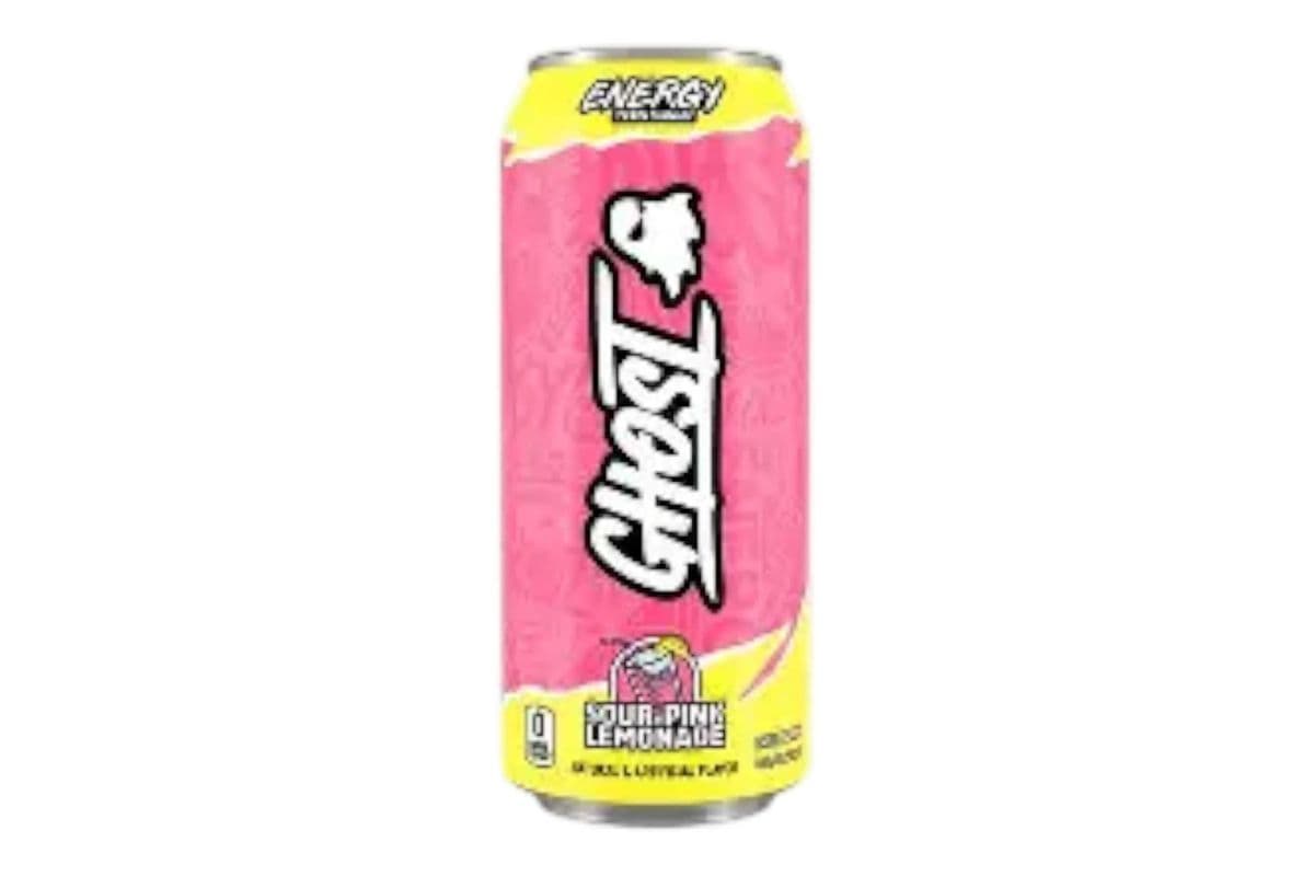 Ghost Energy Sour Pink Lemonade Zero Sugar (473ml) (0 Cal)