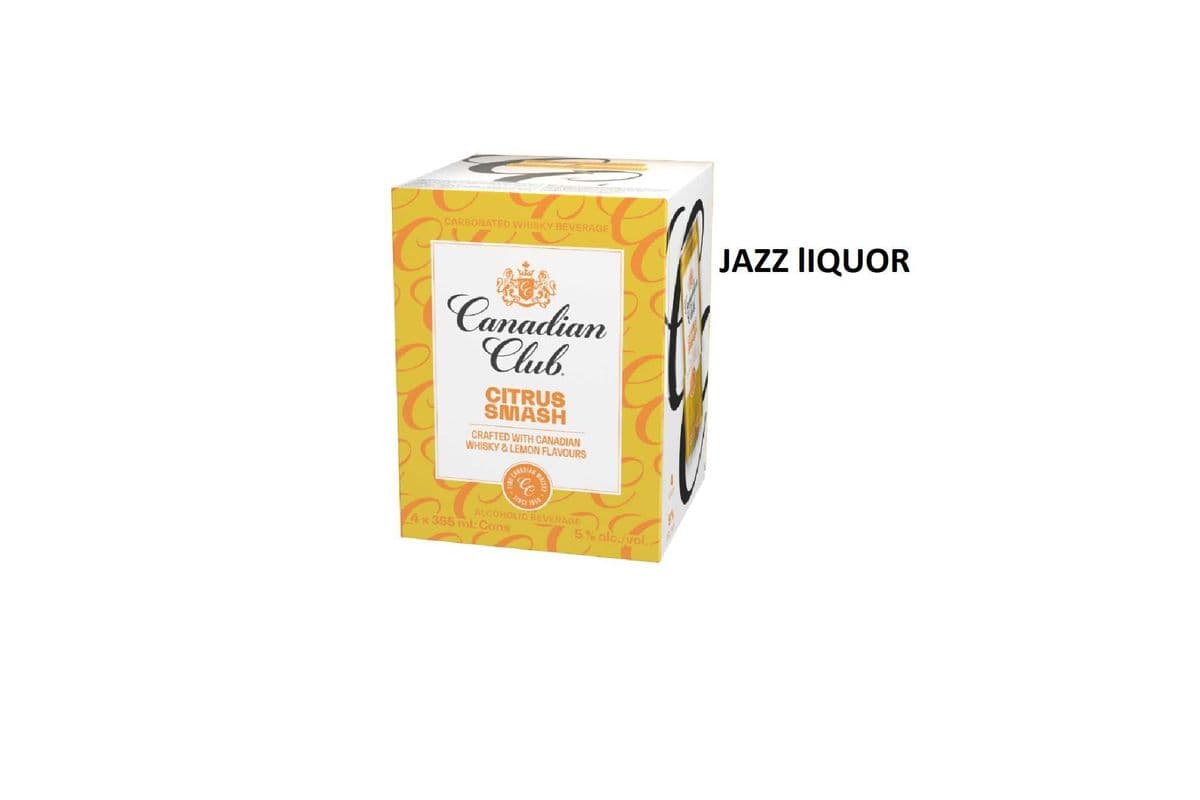CANADIAN CLUB CITRUS SMASH 4 CANS (1 x 4x355ML)