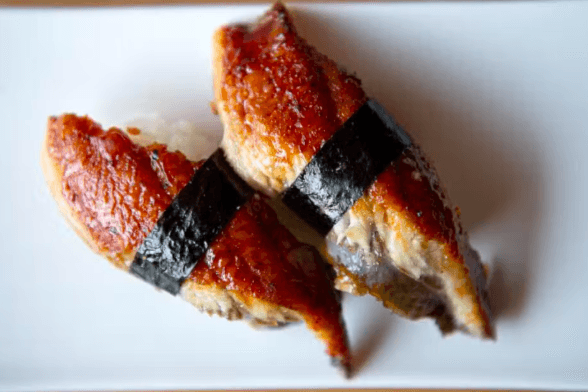 BBQ Eel (Unagi) Sushi (2 pcs)