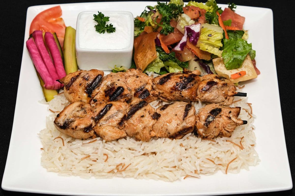 Shish Tawook plate