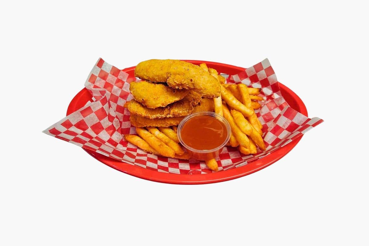 Chicken Tenders with fries (4 pcs)