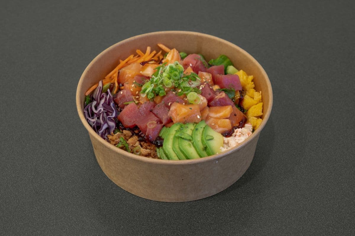 Salmon and Tuna Poke Bowl