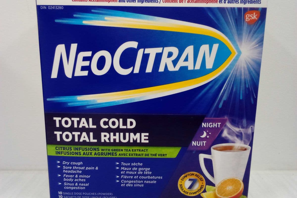 Neo Citran Total Cold Night with Green Tea Extract (10 sachets)
