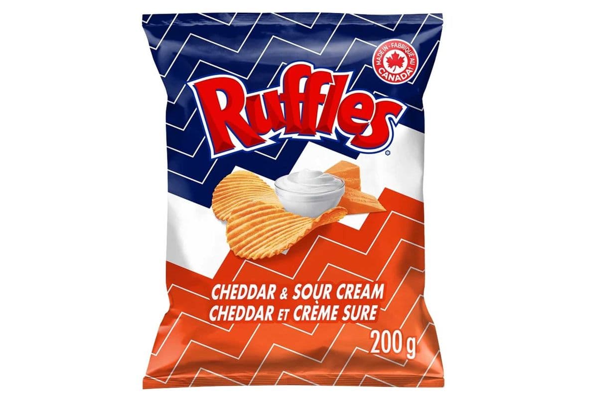 Ruffles- Cheddar & Sour Cream (200g)