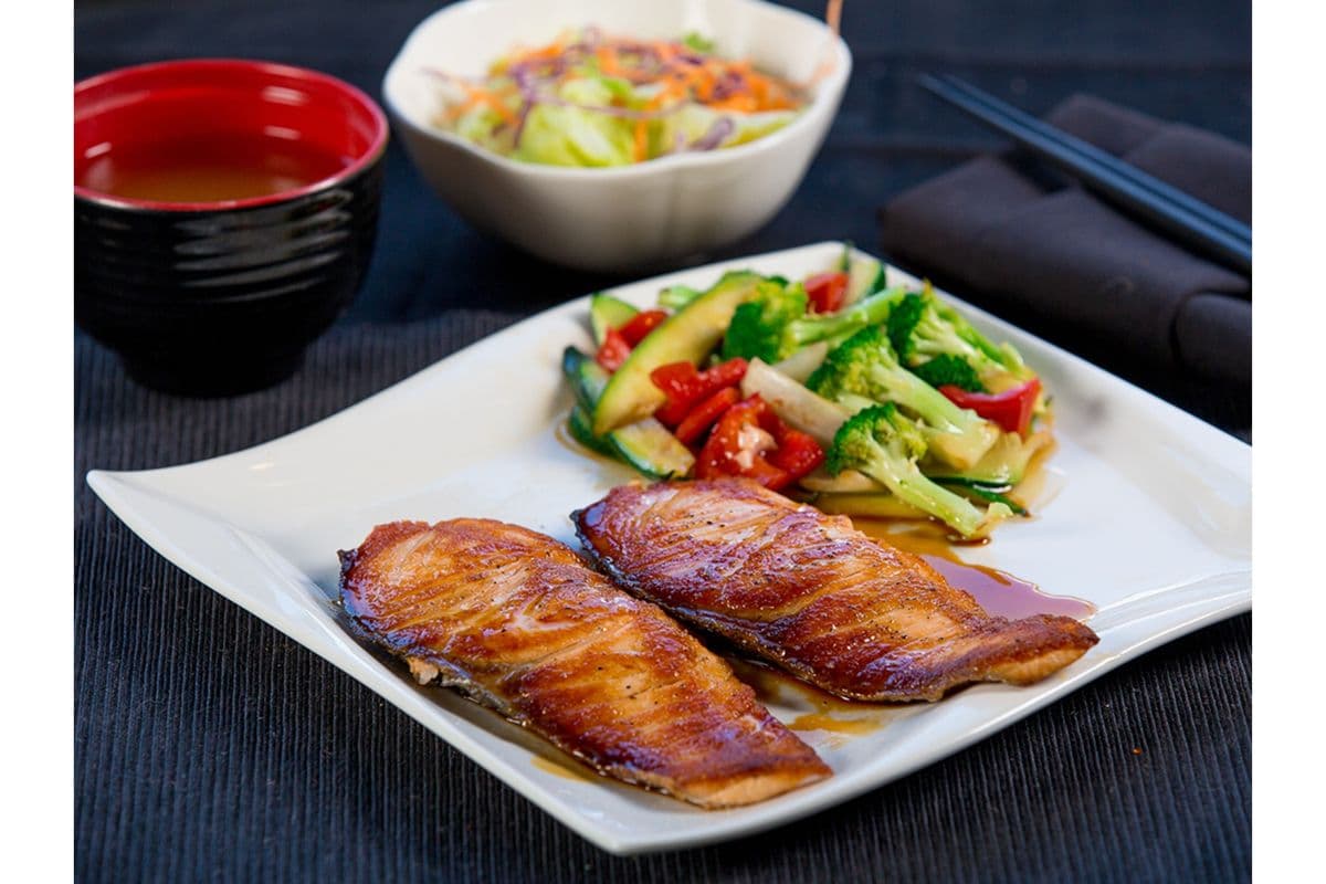 Salmon Teriyaki (Set)
