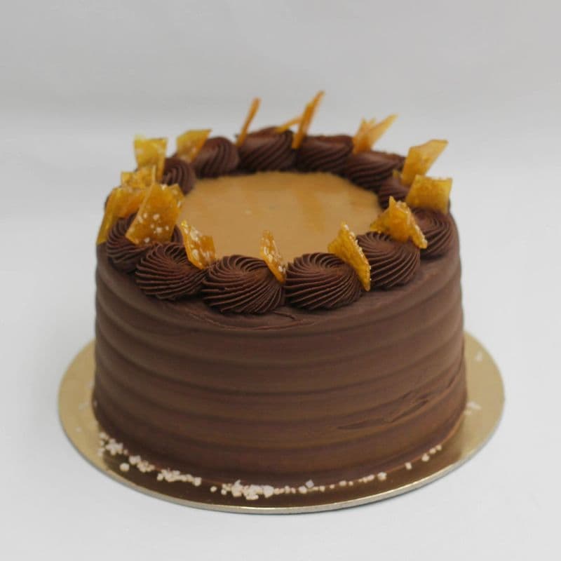 8" Salted Caramel Chocolate Truffle