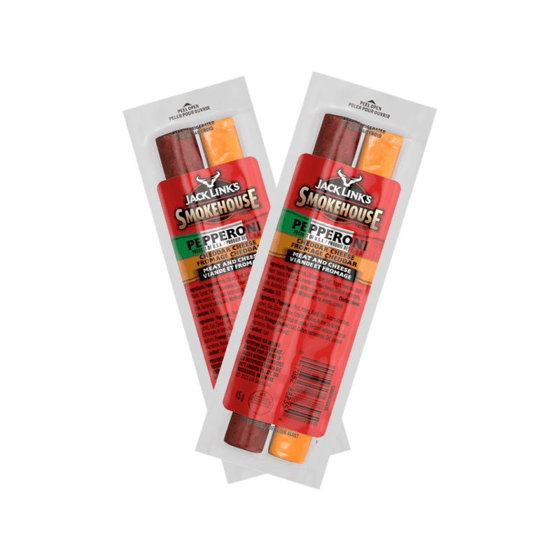 Jack Link's Pepperoni et Fromage Cheddar 45g/ Jack Link's Pepperoni & Cheddar Cheese 45g