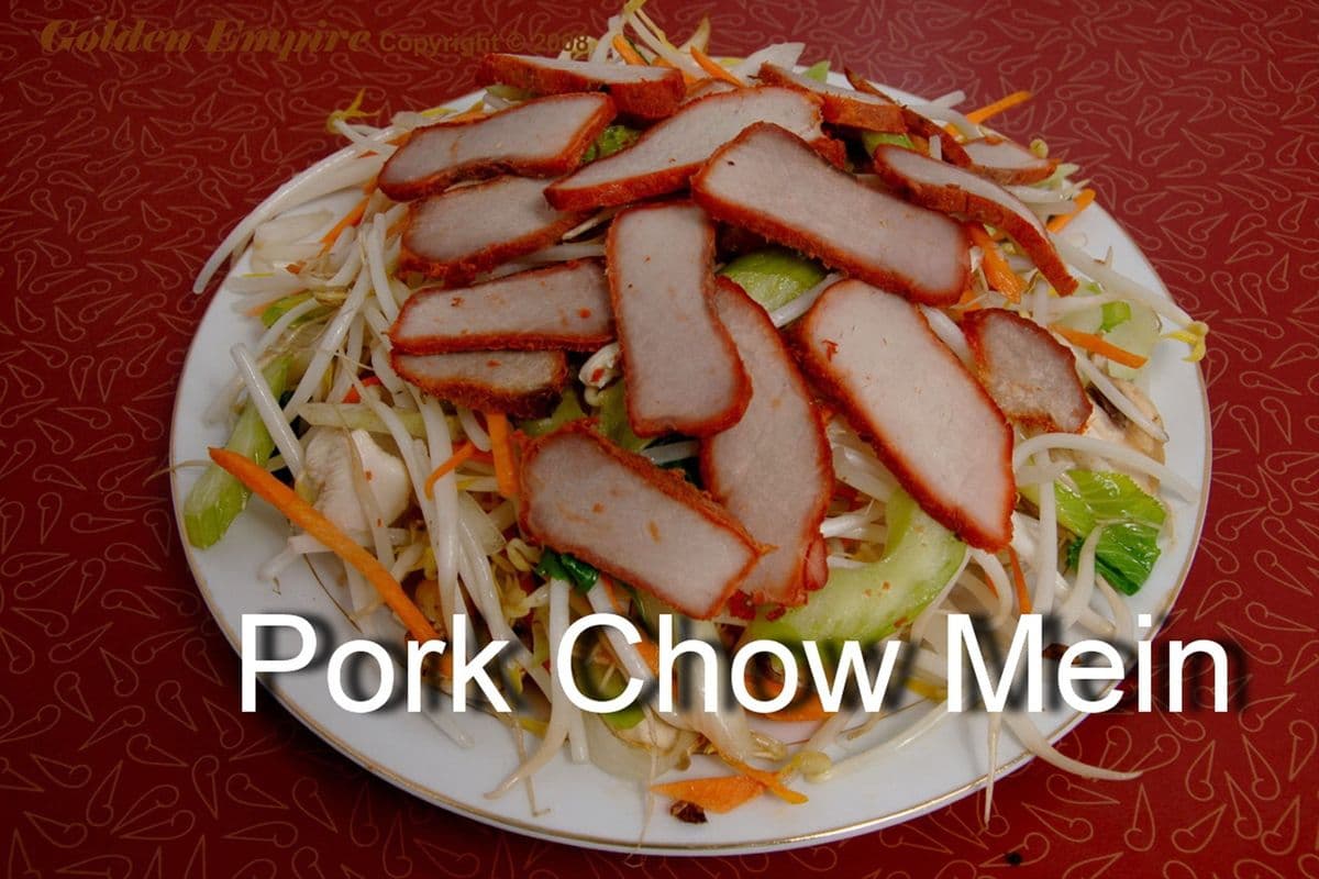 BBQ Pork Chow Mein