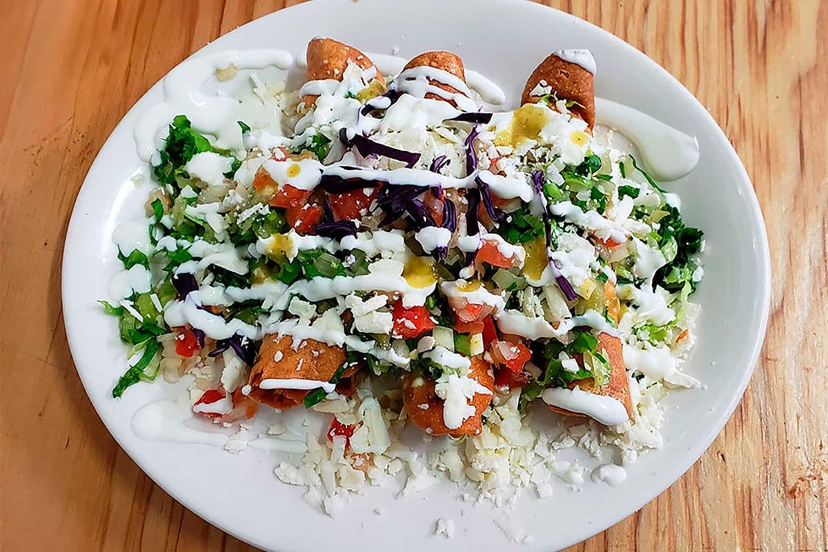 * Veggie Tacos Dorados