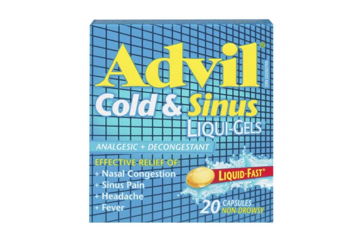 Advil Cold & Sinus Liqui-Gels (Daytime) (20 caps)